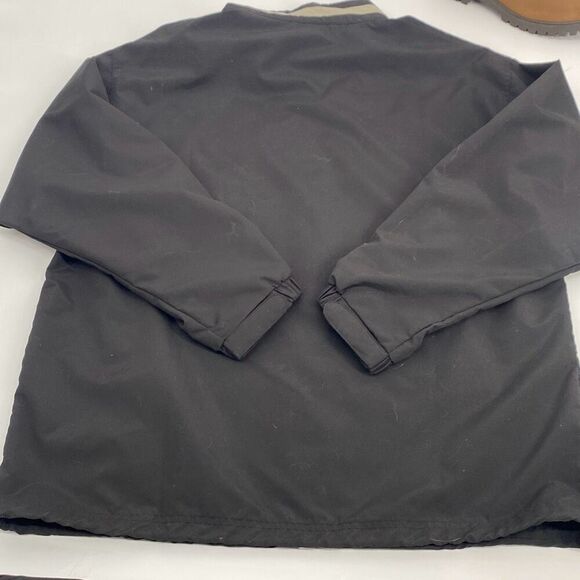 Three Fox Vineyards Unisex Full Zip Windbreaker Jacket Coat Black Tan Medium‎ - Picture 9 of 11